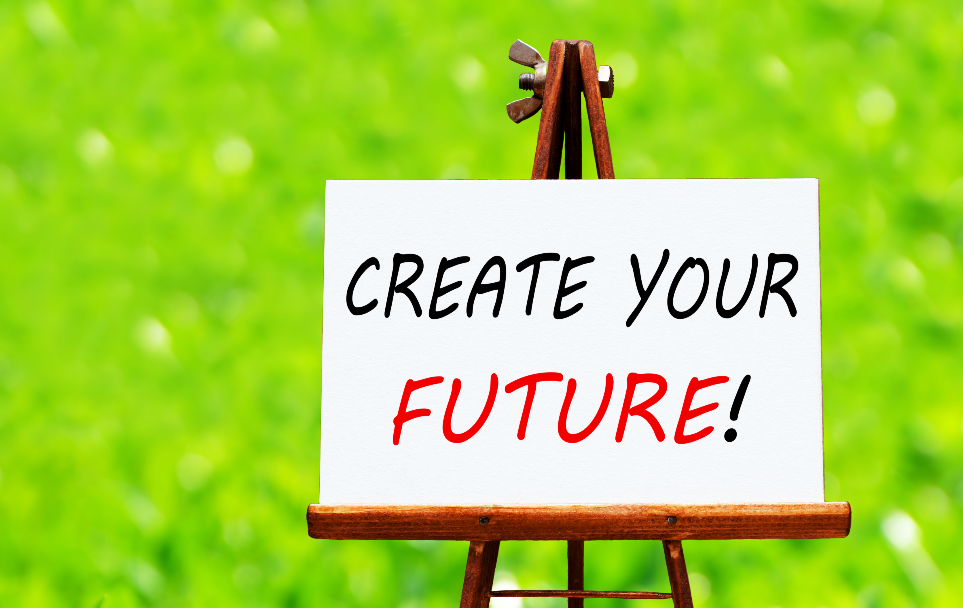 When your future. Create your Future. Create your Future with us. Make it easy. We secure your Future.